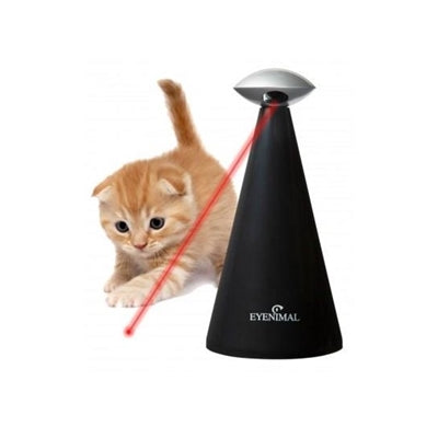 Eyenimal Automatischer Laser Interaktives Spielzeug Katze & Hund mit Timer | 10x10x20cm