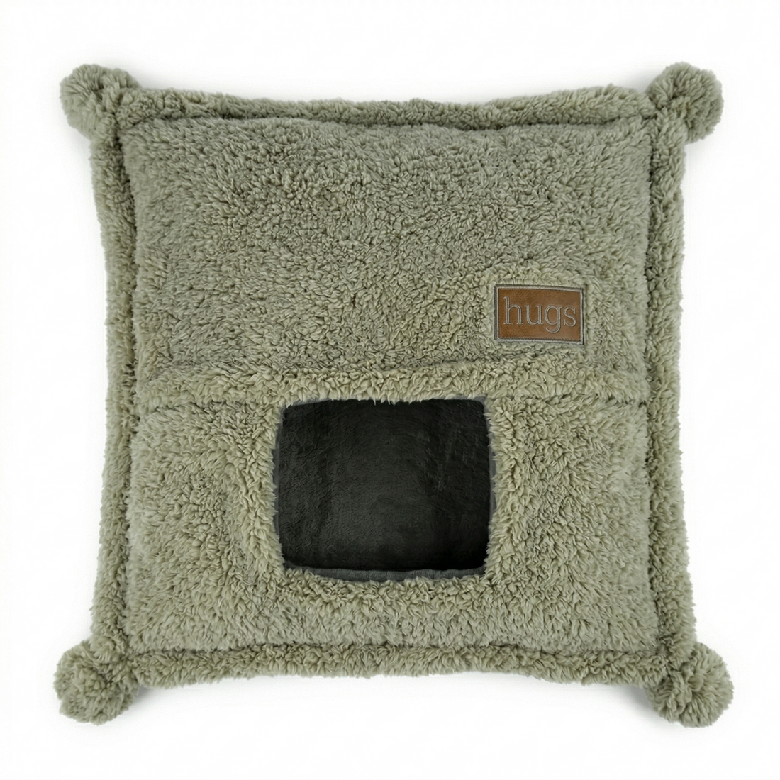 Happy Pet Kattenslaapzak Hugs Snuggle Pluche Kussen & Slaapzak in Één | 50x50cm