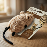 AFP Jumbo Crinkle Maus Lammwolle Katzenspielzeug mit Catnip | Sortiert