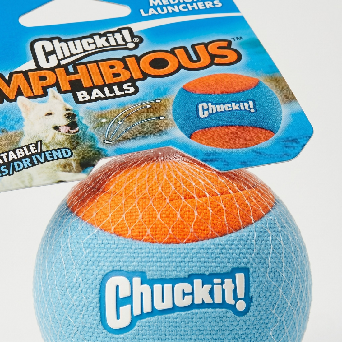Chuckit Amphibious Spielbälle Hund Schwimmend & Zahnfreundlich | 6,5cm