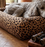 Bia Bed Bezug Premium Leoparden-Print Austauschbarer Hundebett-Bezug | Bia-3 70x60x12,5cm