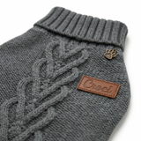 Croci Homy Celtic Hondentrui Warm & Stijlvol met Aanlijning | Grijs 25cm
