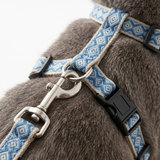 Trixie Katzengeschirr Verstellbar mit Sicherheitsverschluss & Leine | Grau/Beige 27-45cm