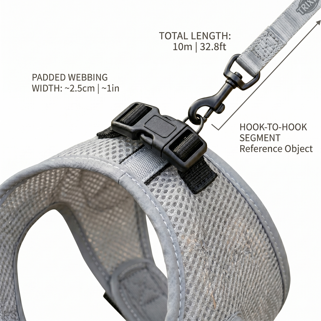 Trixie Soft Katzengeschirr Mesh mit Reflektierenden Streifen & Leine | Sortiert 24-42cm