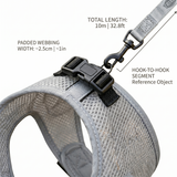 Trixie Soft Katzengeschirr Mesh mit Reflektierenden Streifen & Leine | Sortiert 24-42cm