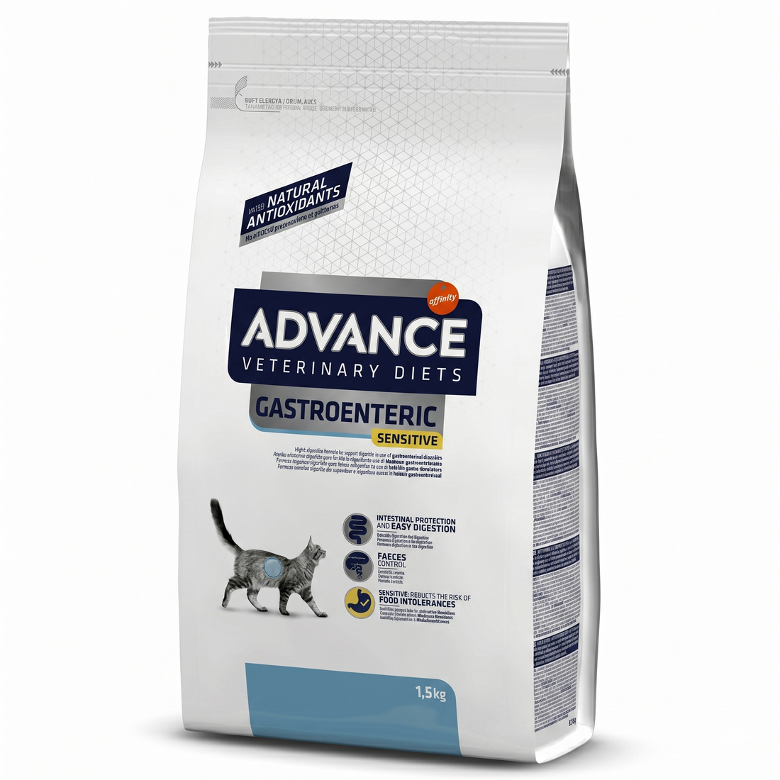 Advance Veterinary Diet Cat Gastroenteric Sensitive Dieetvoer Spijsvertering Kat | 1,5kg