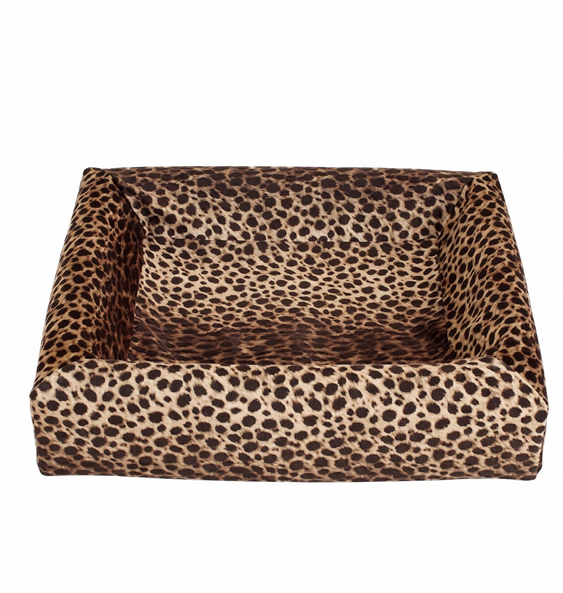 Bia Bed Bezug Premium Leoparden-Print Austauschbarer Hundebett-Bezug | Bia-3 70x60x12,5cm