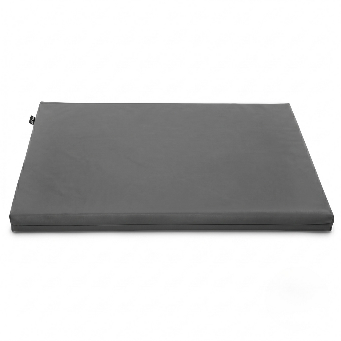 Bia Bed Orthopedisch Hondenmatras Grijs | Ligbed 73x50 cm | Kunstleren Hoes