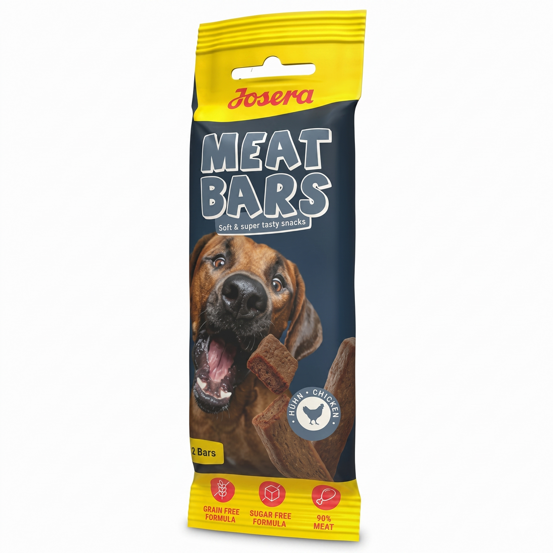 Josera Meat Bars Chicken Getrockneter Fleischriegel Getreidefrei & Zuckerfrei Hund | 40g