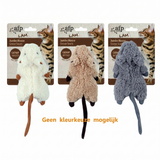 AFP Jumbo Crinkle Maus Lammwolle Katzenspielzeug mit Catnip | Sortiert