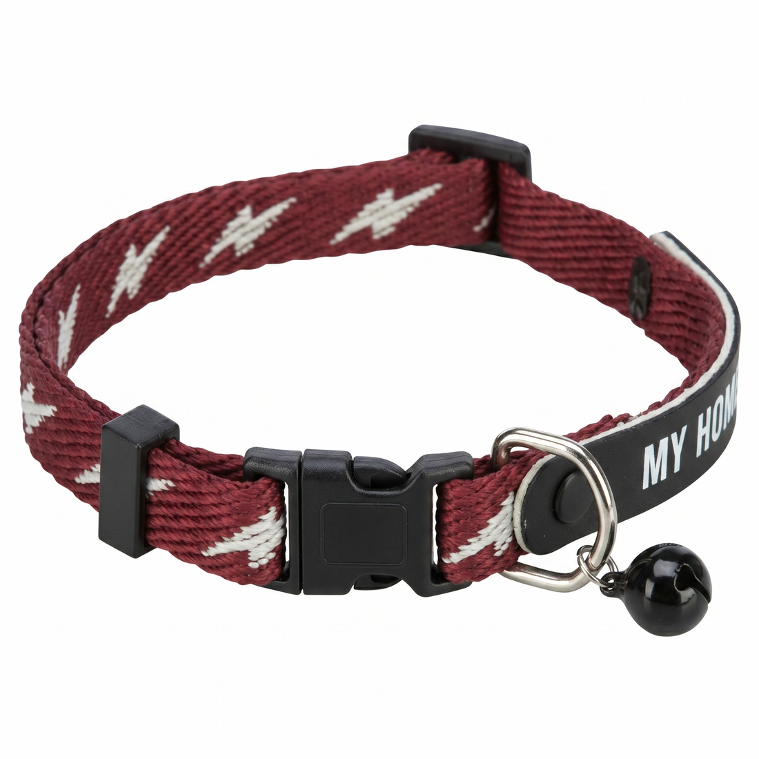 Trixie My Home Katzenhalsband mit Adressfähnchen Glöckchen & Klickverschluss | Sortiert