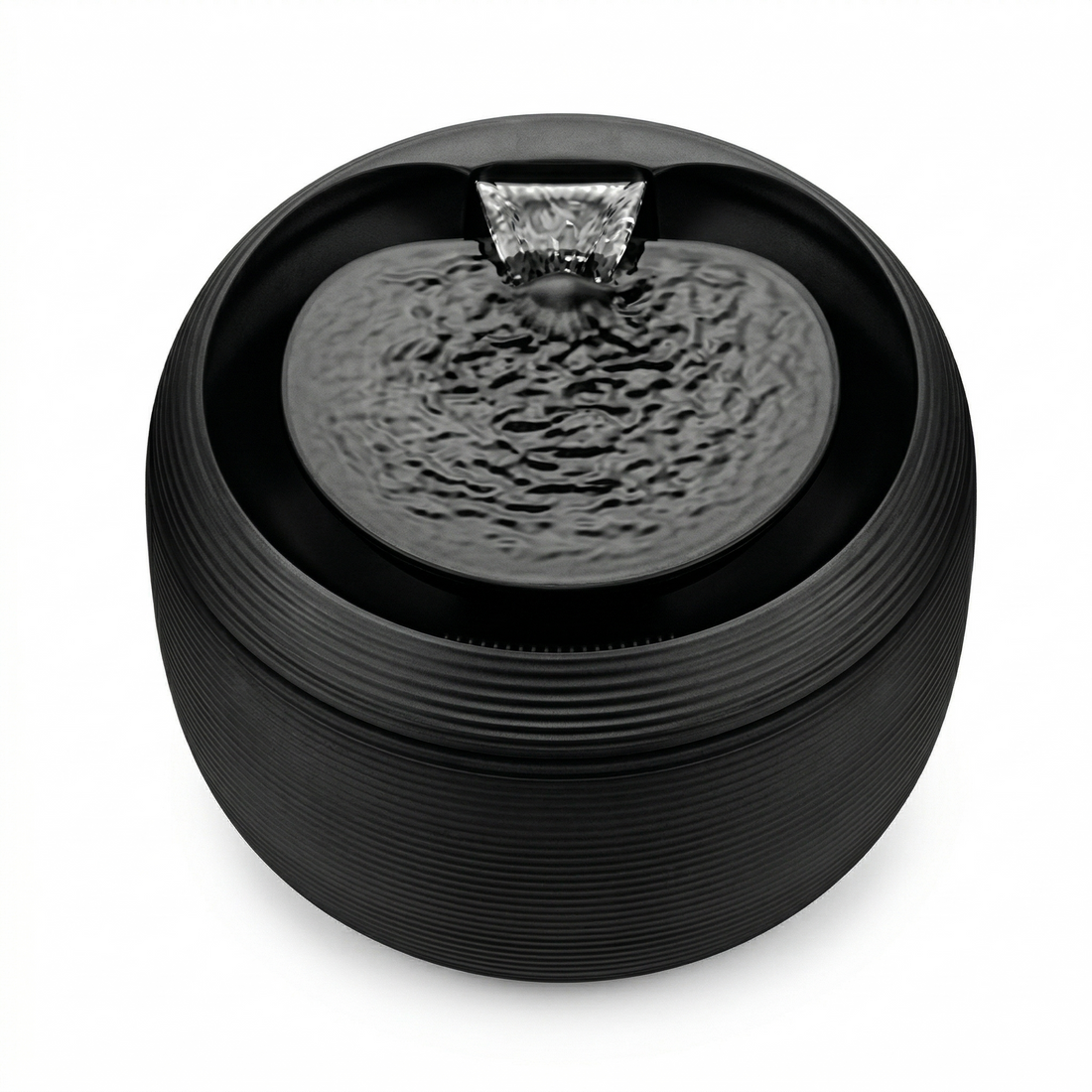 Martin Trinkbrunnen Katze & Kleiner Hund mit Filter und Zirkulation | Schwarz 2,5L