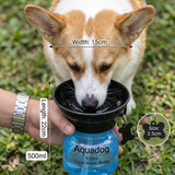 Aquadog Drinkfles 2-in-1 Waterbak voor Alle Hondenrassen | 533ml