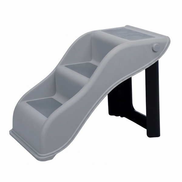 Trixie Inklapbare Huisdierentrap Antislip | Lichtgrijs 54x34x39cm
