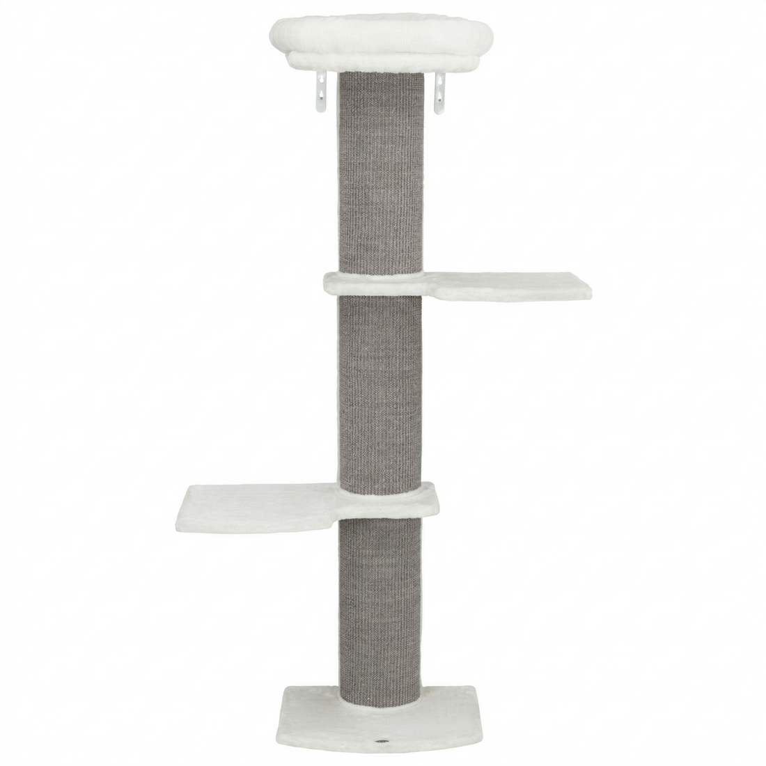 Trixie Krabpaal Acadia Wandmontage Sisal & Pluche met Relaxmand | Grijs 160cm