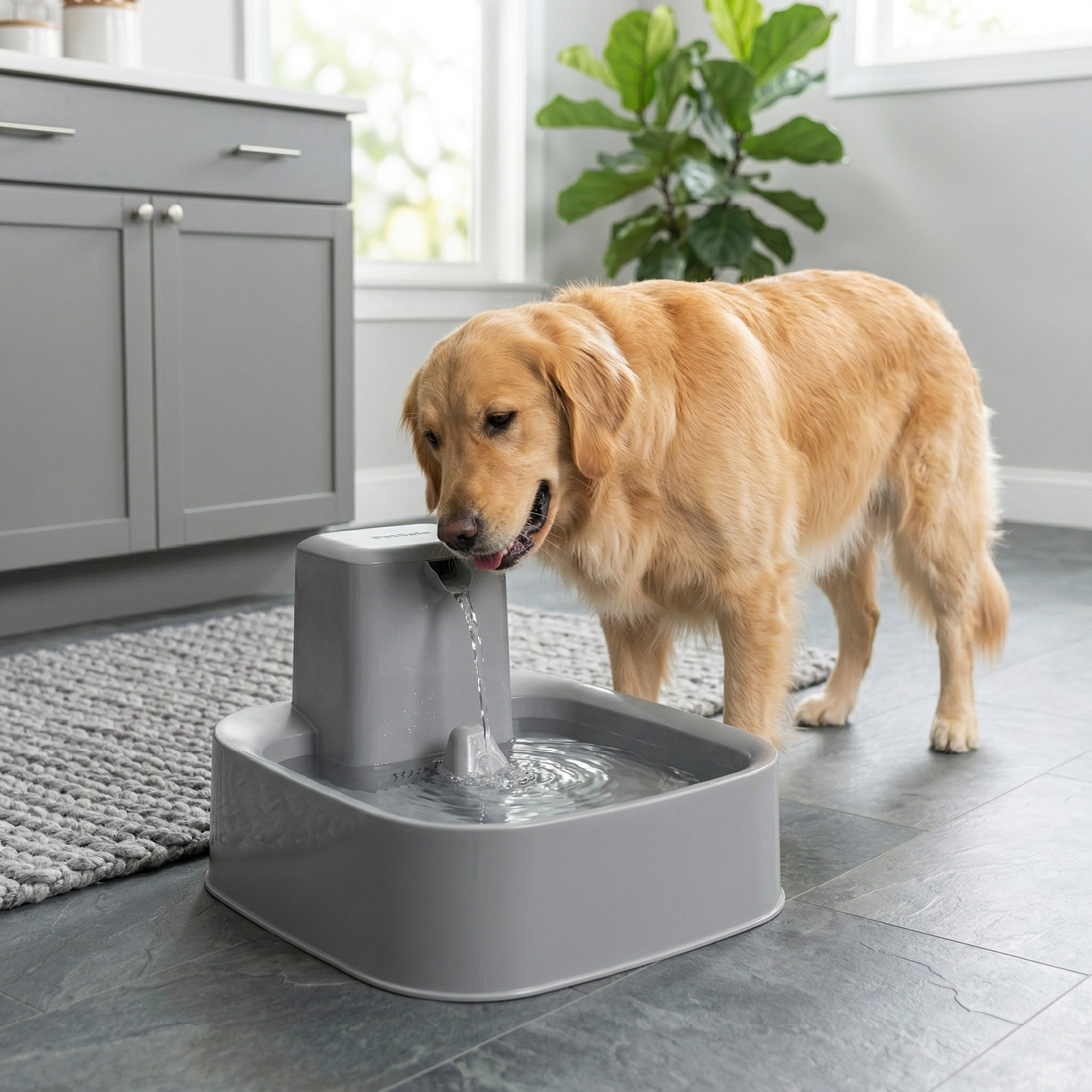 Petsafe Drinkwell Big Dog Trinkbrunnen Große Hunde mit Kohlefilter | 7,5L