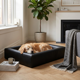 Bia Bed Hundebett Orthopädisch Druckentlastend für Gelenke | Schwarz 60x50x12,5cm
