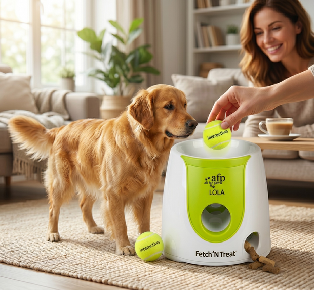 AFP Fetch-N-Treat Automatische Ballenwerper voor Honden