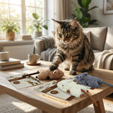 AFP Jumbo Crinkle Maus Lammwolle Katzenspielzeug mit Catnip | Sortiert
