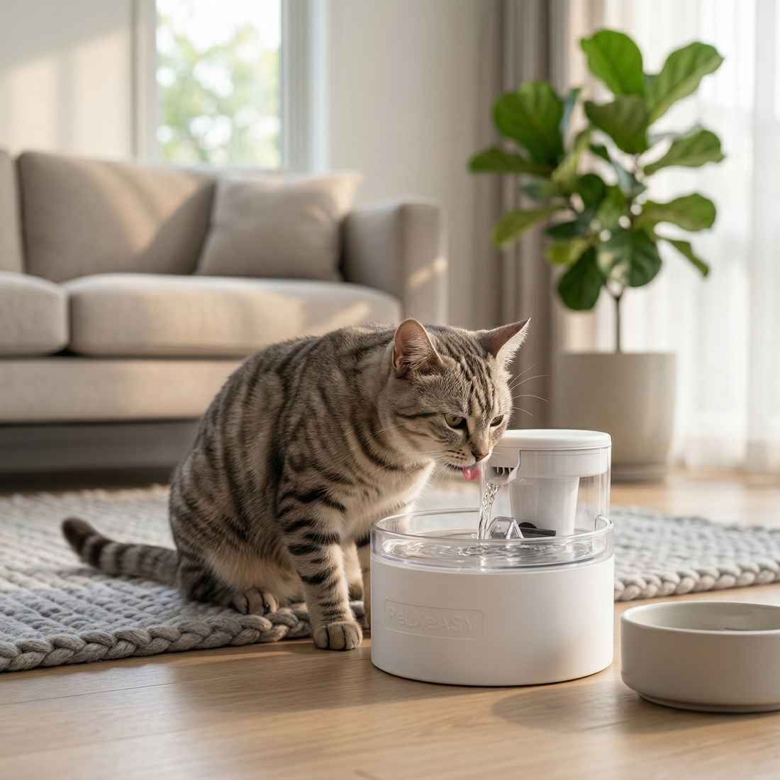 PetSafe Outlast Trinkbrunnen HydroSpin Katze & Kleiner Hund | 1,8L
