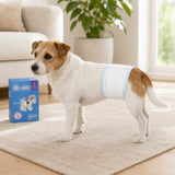 EasyPets hondenluier reu wrap in gebruik